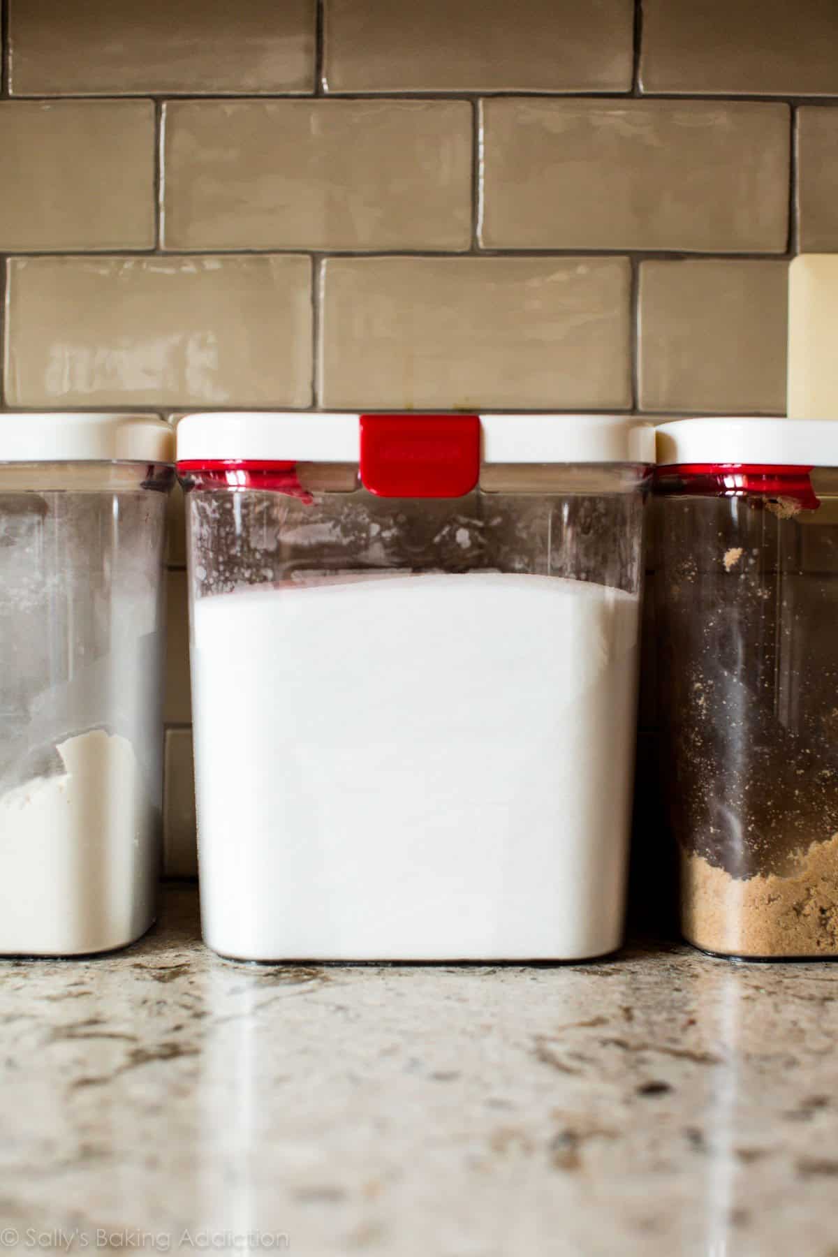 flour storage containers
